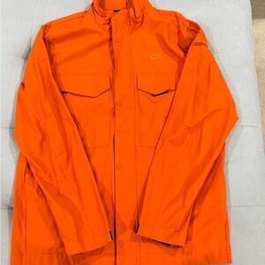 Nike Men's Vibrant Orange Shirt Jacket